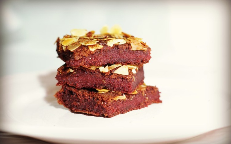 Healthy beetroot cake