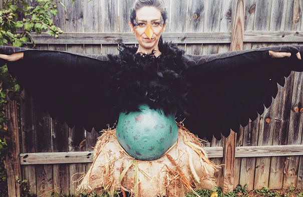 Bird and egg costume