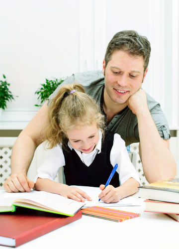 Homeschooling father