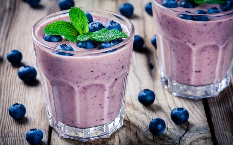 Blueberry cocktail