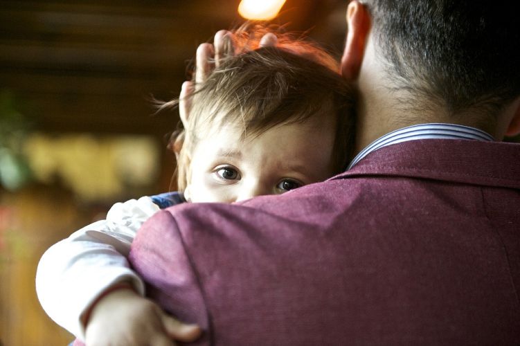 Dad with baby