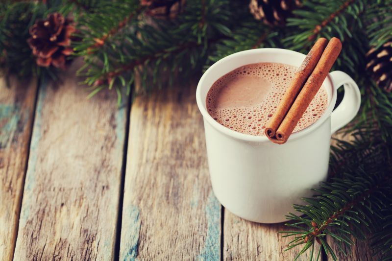 Hot chocolate with milk